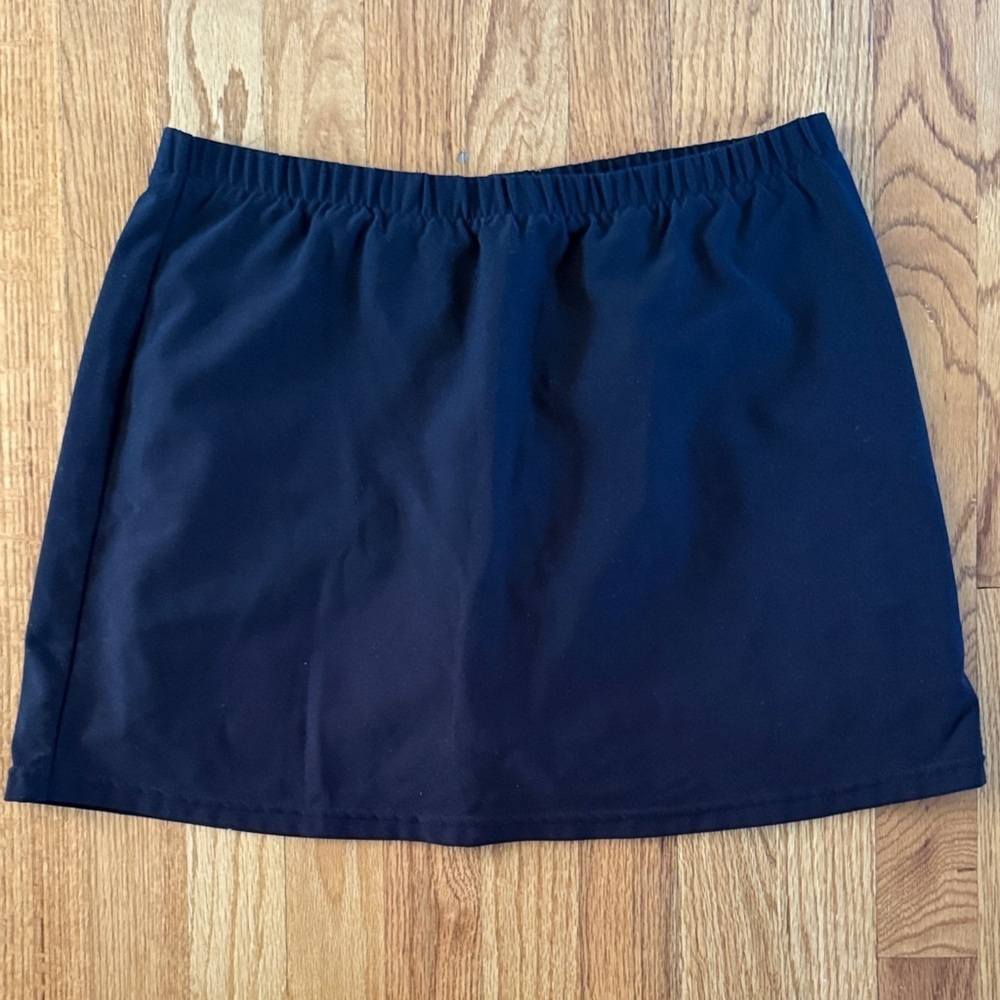 Nike Solid Black Tennis Pickleball Skirt Skort Women's M 8 10